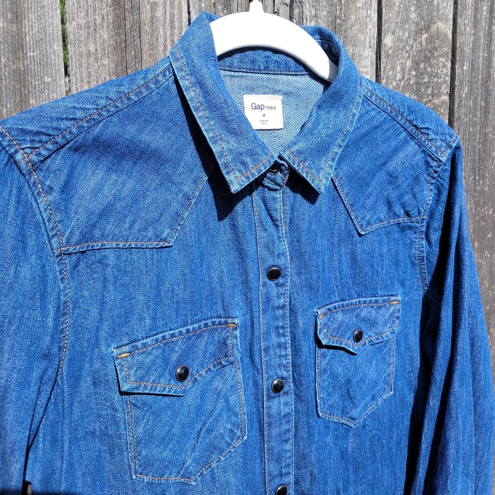 Gap Denim Button Down